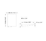 Neomounts Laptop Shelf for 2250/2500-series - assembly on side of column