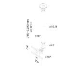 Neomounts Flat Screen Ceiling Mount (Height: 79-129 cm)