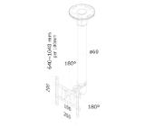 Neomounts Flat Screen Ceiling Mount (Height: 64-105 cm)