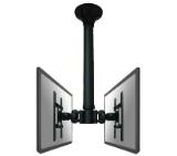 Neomounts Flat Screen Ceiling Mount (Height: 64-105 cm) for 2 Monitor Screens
