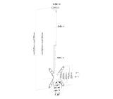 Neomounts Flat Screen Ceiling Mount (Height: 106-156 cm)