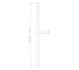 Neomounts 150 cm extension pole for FPMA-C200BLACK/C400BLACK/PLASMA-C100BLACK