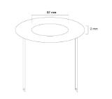 Neomounts Ceiling cover for FPMA-C100 & FPMA-C100SILVER, 51 mm, metal