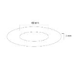Neomounts Ceiling cover for FPMA-C200/C400SILVER/PLASMA-C100, 60 mm