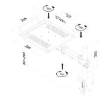 Neomounts Notebook Swivel Arm (heigth: 0-27 cm / depth: 30-60 cm)