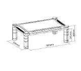 Neomounts Monitor Riser (height adjustment: 16,8 cm)