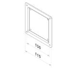 Neomounts VESA Conversion Plate - VESA 75 to 100