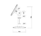 Neomounts Speaker Wall- & Ceiling Mount (set of 2 pieces)