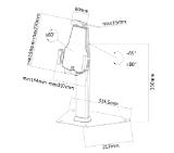 Neomounts Tablet & Smartphone Arm (universel for all tablets & smartphones)