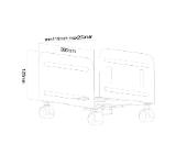 Neomounts CPU Holder (mobile / width: 12-21 cm)
