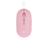 TRUST Puck Wireless & BT Rechargeable Mouse Pink