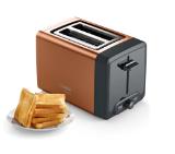 Bosch TAT4P429, Toaster, DesignLine, 820-970 W, Auto power off, Defrost and warm setting, Lifting high, Copper