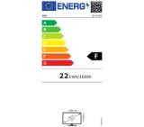 AOC Q24V4EA, 23.8" IPS WLED, 2560x1440@75Hz, 4GtG, 250m/2, 1000:1, DCR 20M:1, Adaptive Sync, FlickerFree, Low Blue Light, 2Wx2, Tilt, HDMI, DP