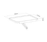 Neomounts Universal Multimedia/Camera Shelf - 18 cm wide