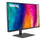 BenQ PD3205U 32" IPS 4ms 3840x2160 4K, DesignVue Designer Mon,100% sRGB,PIP/PBP,CAD/CAM,Disp Pilot,Flicker-free,LBL,1000:1,20M:1 DCR,10 Bit,250cd/m2,USB C(PowerDelivery 90W),HDMI,DP,miniDP,USB Hub, PIP/PBP,KVM,Card R/W,2x2.5W,HAdj.,Swivel,Pivot,Tilt,Gray