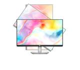 Dell S2722DC, 27" IPS Anti-Glare, White LED, 4ms, 1000:1, 350 cd/m2, QHD 2560x1440, 99% sRGB, AMD FreeSync, HDMI, DisplayPort, USB-C, USB 3.2 hub, Speakers, Height Adjustable, Pivot, Swivel, Tilt, Black