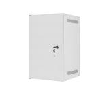 Lanberg rack cabinet 10" wall-mount 9U / 280x310 self-assembly flat pack with metal door, grey