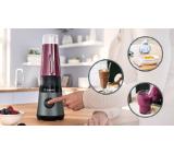 Bosch MMB2111S, Blender VitaPower Series 2, 0,6 L, 450 W, ToGo bottle from Tritan, Grey