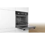 Bosch HBF134EB1, SER2, Built-in oven 3D HotAir, EcoClean Direct, 66 l, Black