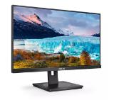Philips 243S1, 23.8" Wide IPS LED, 4 ms, 1000:1 50M:1 DCR, 250cd/m2, 1920x1080@75Hz, HDMI, DVI, USB-C 3.2, Tilt, Pivot, Swivel, Height Adjust, Speakers,  Black