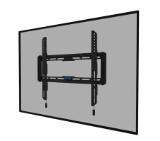 Neomounts Screen Wall Mount (fixed, ultra thin, VESA 400x400)