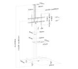 Neomounts Mobile Flat Screen Floor Stand (height: 130-162 cm)