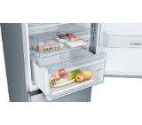 Bosch KGN39VLEB, SER4, FS fridge-freezer NoFrost, E, 203/60/66cm, 368l(279+89), 39dB(C), VitaFresh, Inox-look