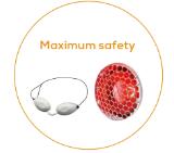 Beurer IL 11 infrared heat lamp, for colds and muscle tension, 5 angle settings, maximum safety with goggles and protective shield, medical device