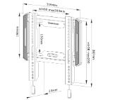 Neomounts Screen Wall Mount (fixed, ultra thin, VESA 200x200)