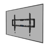 Neomounts Screen Wall Mount (fixed, ultra thin, VESA 600x400)