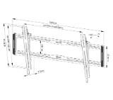 Neomounts Screen Wall Mount (tilt, VESA 800x400)
