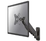 Neomounts wall mounted gas spring monitor arm (2 pivots VESA 100x100)
