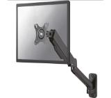 Neomounts wall mounted gas spring monitor arm (3 pivots VESA 100x100)