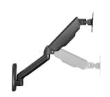 Neomounts wall mounted gas spring monitor arm (3 pivots VESA 100x100)