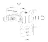Neomounts Screen Pole Clamp/Truss Mount 1 pivot VESA 100x100 (pole diameter 28-60 mm)