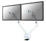 Neomounts Flat Screen Desk Mount (clamp/grommet) for 2 Monitor Screens