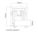 Neomounts Universal Mediabox Mount 32-46 mm. depth (also suited for Apple TV)