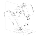 Neomounts universal tablet stand for 4.7-12.9" tablets, Black