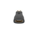 Lanberg adapter HDMI (f) -> HDMI mini (m), black