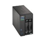 Asustor Lockerstor AS6702T, 2 Bay NAS, Intel Jasper Lake 4C 2.0 GHz, 4GB DDR4 SODIMM, M.2 NVMe x4 slots (Diskless), USB 3.2 Gen 2x2, Dual 2.5GbE Ports, WOW (Wake on WAN), AES-NI hardware encryption, MyArchive (support btrfs and snapshot), SSD Caching