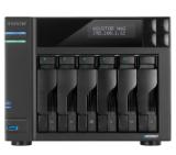 Asustor Lockerstor AS6706, 6 Bay NAS, Intel Jasper Lake Quad-Core 2.0GHz, 8GB RAM DDR4, 2.5GbEx2, M.2 SSD Slots x 4 (Diskless), USB 3.2 Gen 2x2, Toolless installation, with hot-swappable tray, hardware encryption, MyArchive, EZ connect, EZ Sync, Black