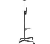 Neomounts Mobile Floor Stand incl. AV- and cam shelf (height adjustable: 128,5-145 cm)