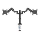 Neomounts Desk Pole Mount (clamp/grommet) for 2 Monitor Screens