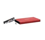 Natec External HDD/SSD Enclosure Rhino Go SATA 2.5" USB 3.0 Red