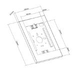 Neomounts wall mountable & VESA 75x75 tablet casing for Apple iPad, PRO, Air & Samsung Galaxy Tab