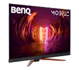 BenQ MOBIUZ EX480UZ 48" OLED, 4K 3840x2160 UHD, 0.1ms GtG, 120Hz, 98% P3 wide color, HDR 1000, 10-bit color, PIP/PBP, FreeSync Premium, HDMI2.1 x2, DP1.4 x1, USB-C 90Wx1, USB hub, treVolo 2.1CH Sp. (5Wx2, 10W woofer), SPDIF, VESA 200x200mm, Silver
