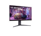 LG 32GQ850-B, 31.5" UltraGear Nano IPS with ATW, AG, 1ms GtG, 1000:1, 450cd/m2, QHD (2560x1440), 240Hz, Reader Mode, FreeSync, G-SYNC, VRR, HDR 600, DCI-P3 98%, USB, HDMI, DisplayPort, Height Adjustable, Pivot, Tilt, Headphone out,  Black