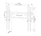Neomounts Screen Wall Mount (fixed, lockable, VESA 200x200)