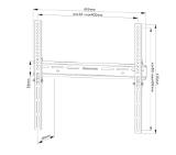 Neomounts Screen Wall Mount (fixed, lockable, VESA 400x400)