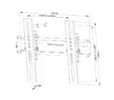 Neomounts Screen Wall Mount (tilt, lockable, VESA 200x200)